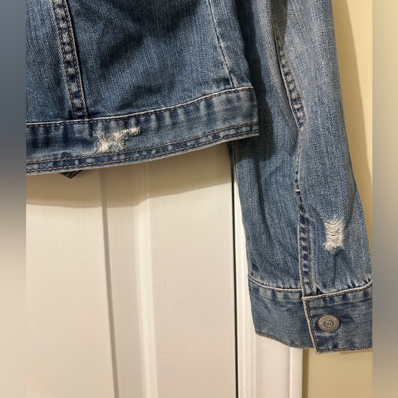 Aeropostale Seriously Stretchy Medium Wash Denim Jacket - Picture 6 of 6